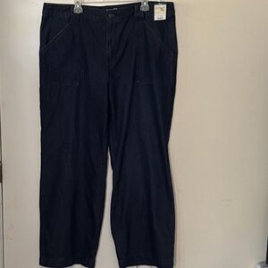 Dark Blue Denim Pants